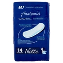 14 Assorbenti Anatomici Notte U! Confronta e Risparmia